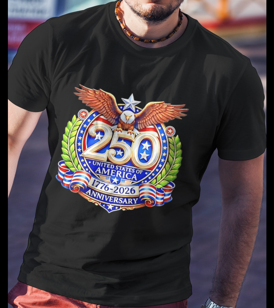 250th Anniversary United States Of America 1776 2026 Eagle T-Shirt
