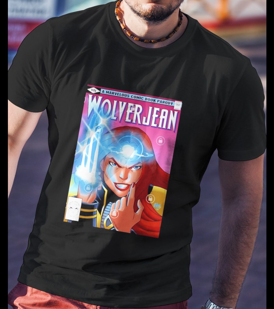 Wolverjean A Marvelous Comic Book Parody Cover 97 Cents T-Shirt
