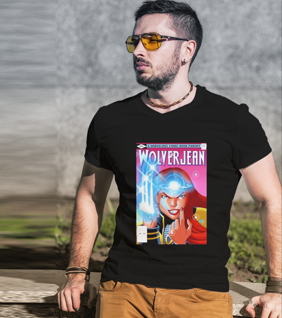 Wolverjean A Marvelous Comic Book Parody Cover 97 Cents T-Shirt