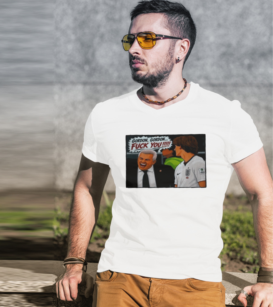 Gordon Gordon Fuck You England Football Meme Comic T-Shirt