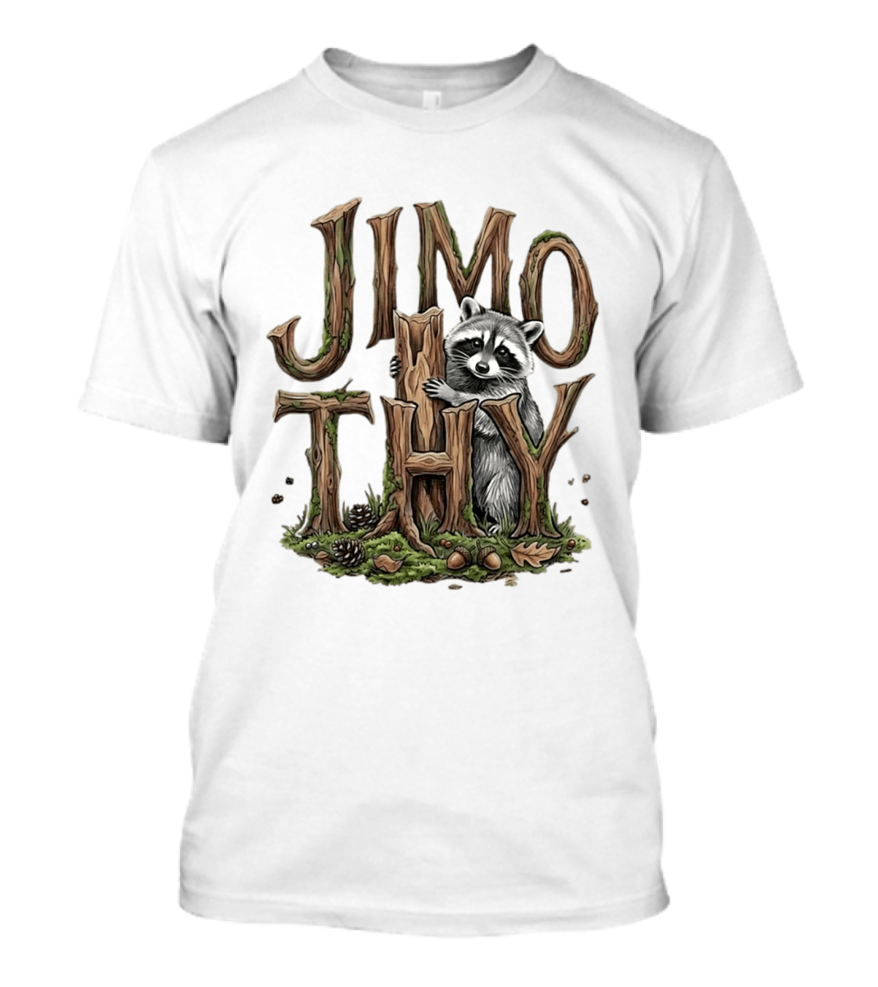Jimothy The Raccoon Forest Adventure T-Shirt