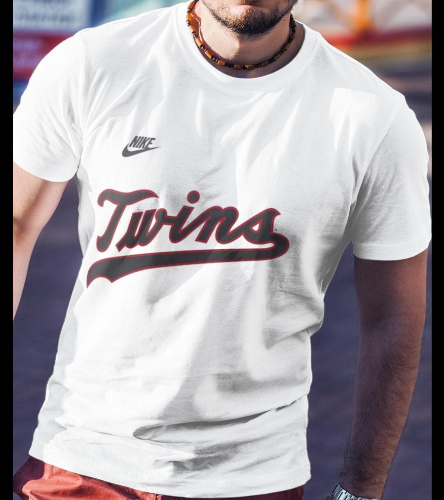 Minnesota Twins 2026 Nike Field Of Dreams Wordmark T-Shirt