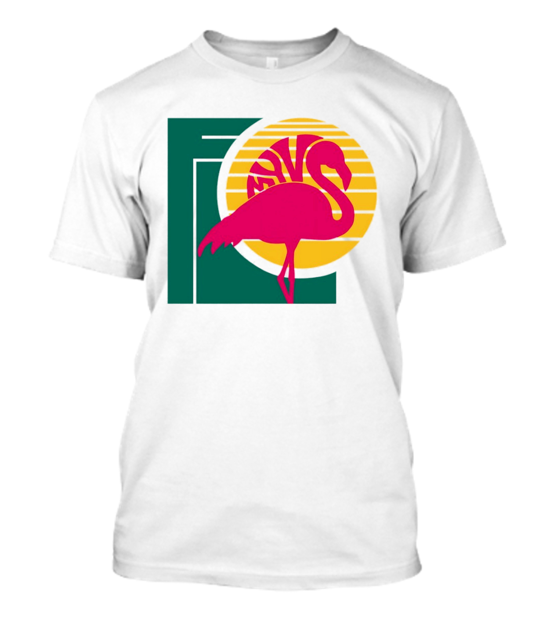 Move Flamingo Sunset Tropical FNS T-Shirt