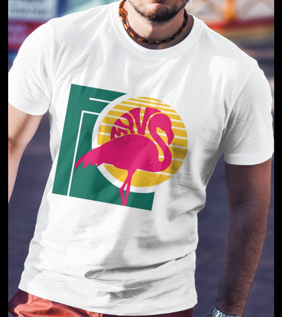 Move Flamingo Sunset Tropical FNS T-Shirt