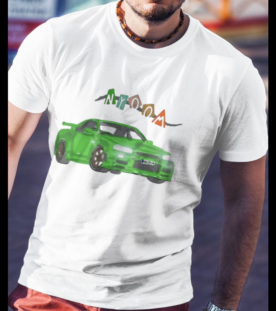 Nissan Skyline R34 GTR Nyoom JDM Drift Car Fan T-Shirt