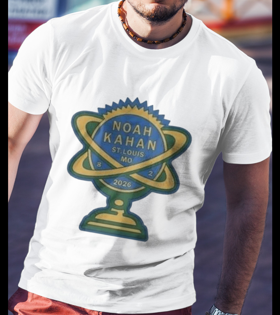 Noah Kahan St. Louis MO August 2 2026 The Great Divide Tour Busch Stadium T-Shirt