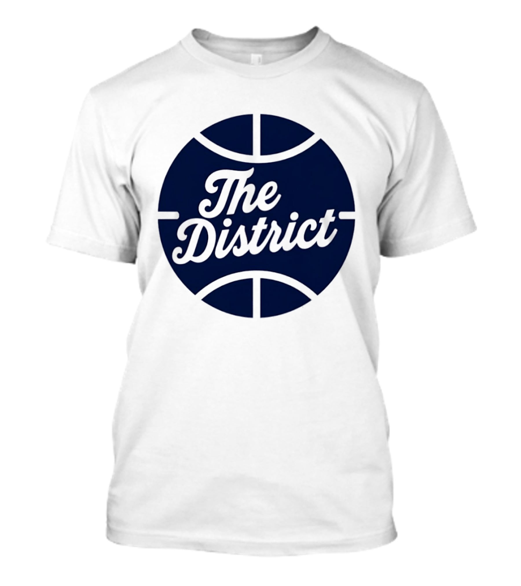 The District Basketball Branding Team Circle T-Shirt