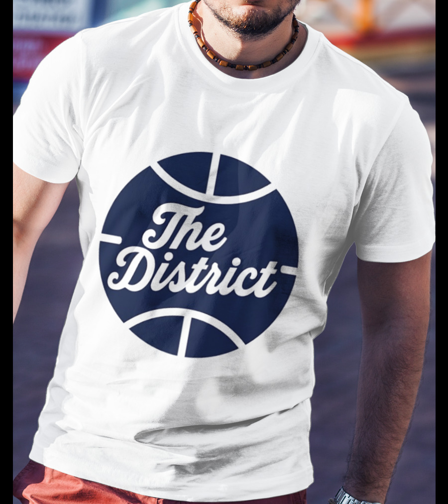 The District Basketball Branding Team Circle T-Shirt