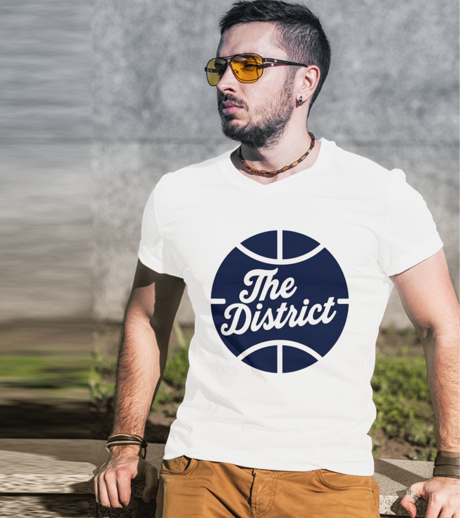 The District Basketball Branding Team Circle T-Shirt