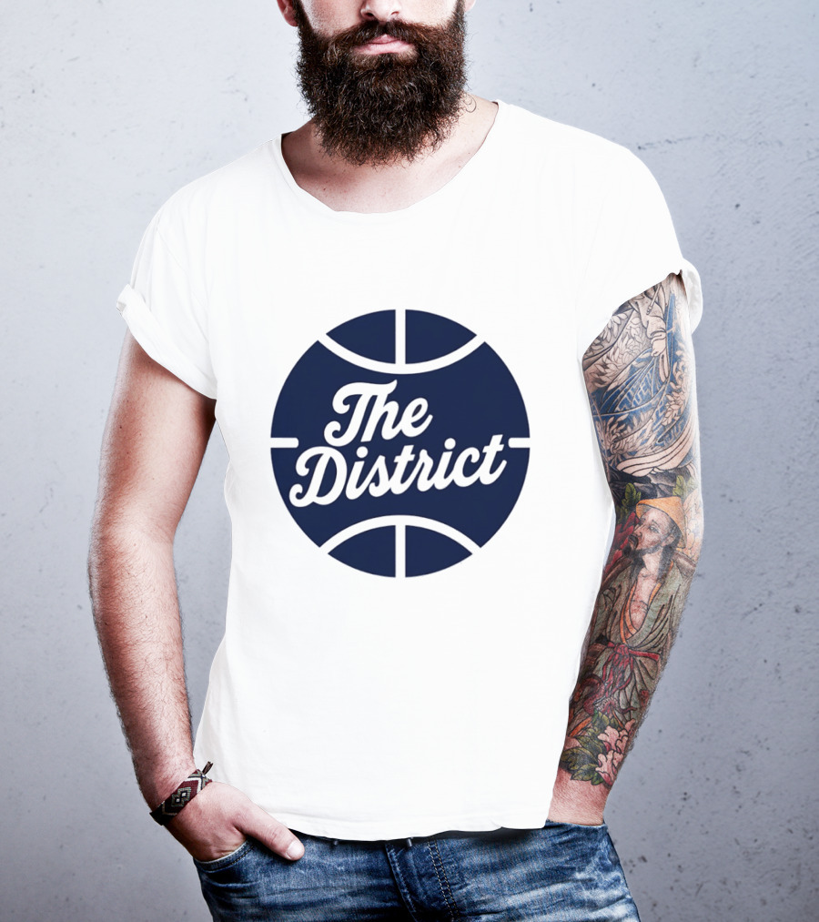 The District Basketball Branding Team Circle T-Shirt