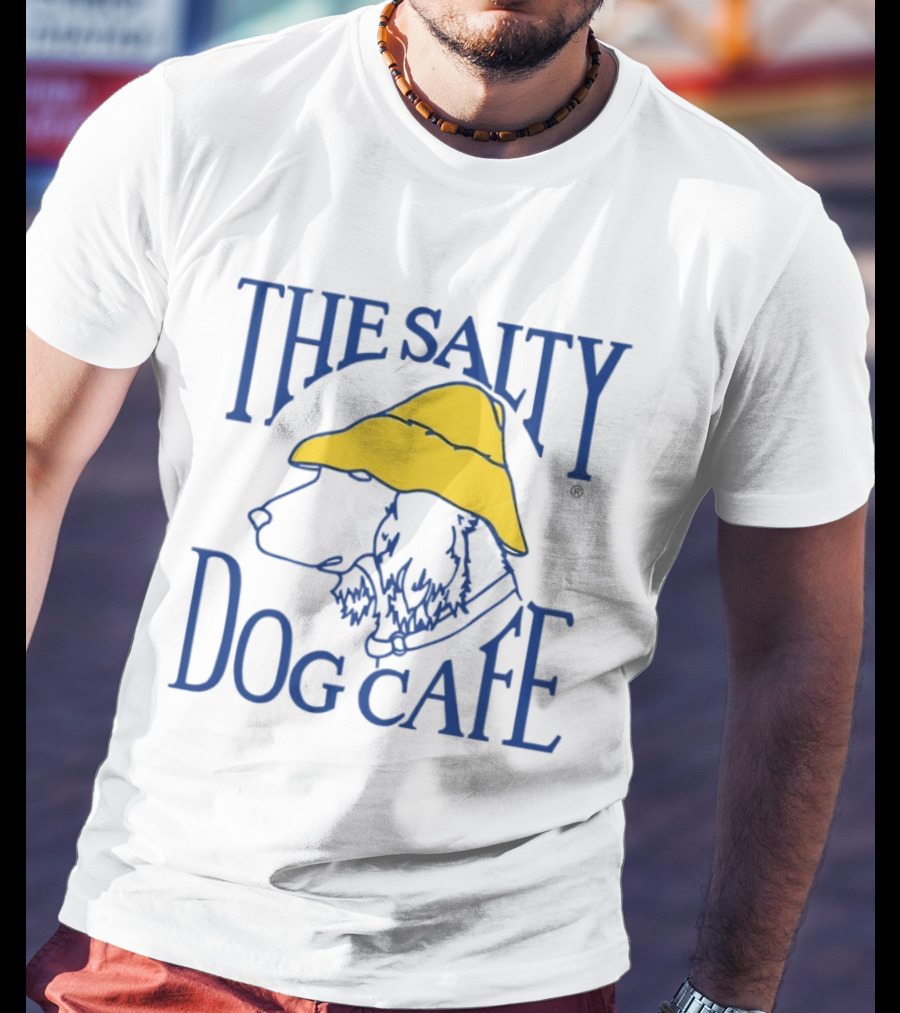 The Salty Dog Cafe Hilton Head Iconic Yellow Hat Logo South Carolina T-Shirt