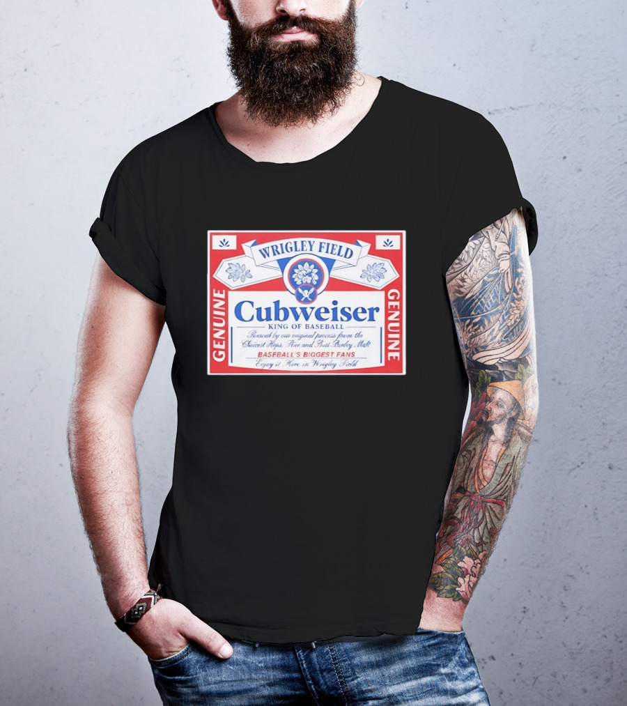 Wrigley Field Cubweiser Genuine Baseball's Biggest Fans T-Shirt