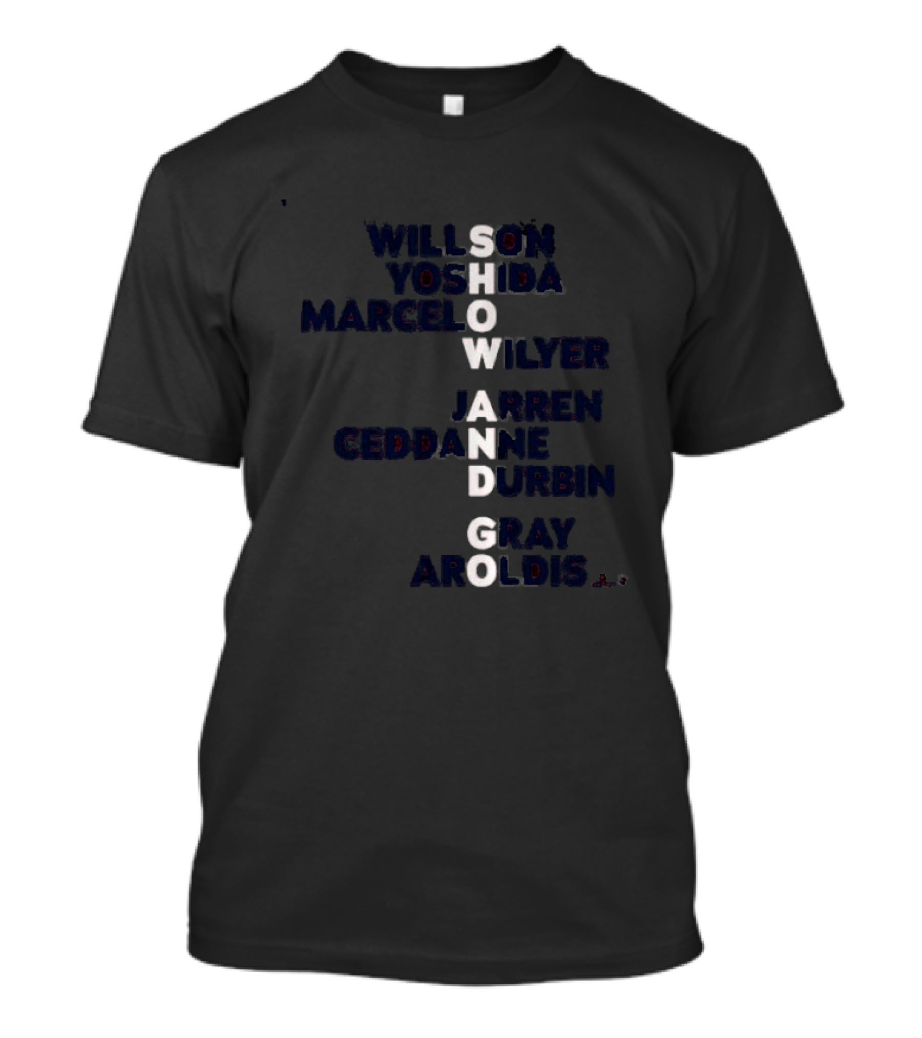 Boston Baseball Show And Go Willson Yoshida Marcel Wilyer Jarren Geddanne Durbin Gray Aroldis Names 2026 T-Shirt