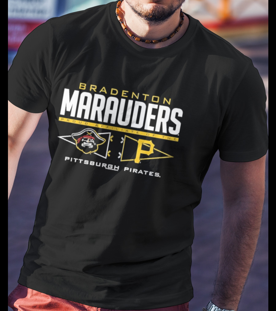Bradenton Marauders Pittsburgh Pirates Affiliation With Iconic Pirate T-Shirt