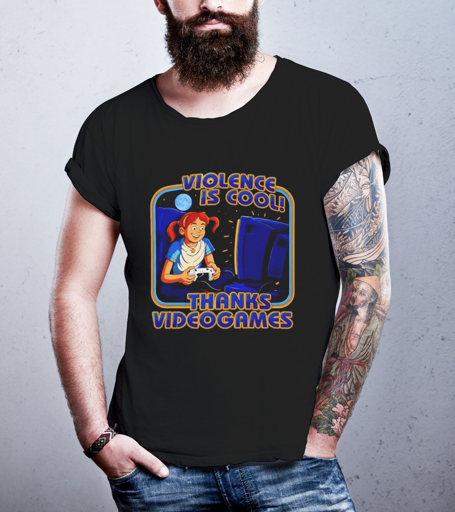 GTA 6 Violence Is Cool Thanks Video Games T-Shirt