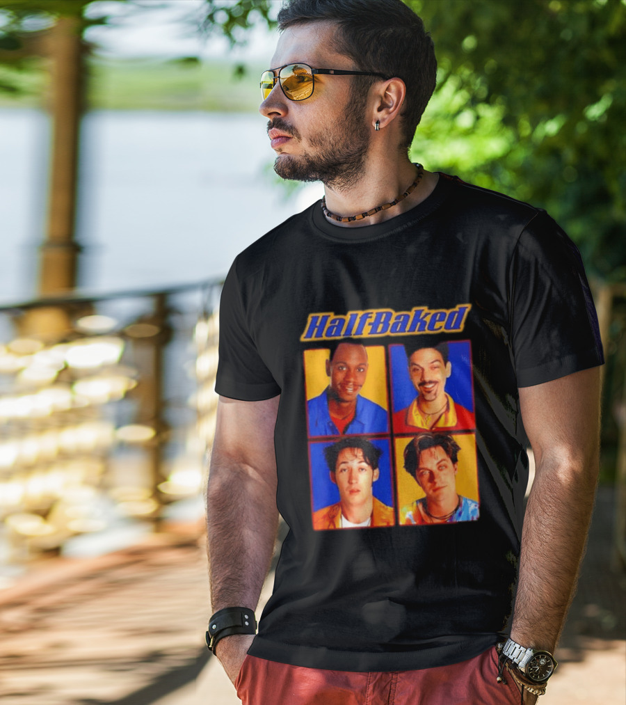 Half Baked Movie Characters Block T-Shirt