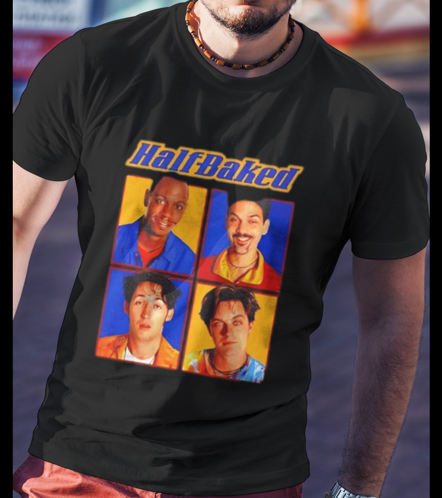 Half Baked Movie Characters Block T-Shirt