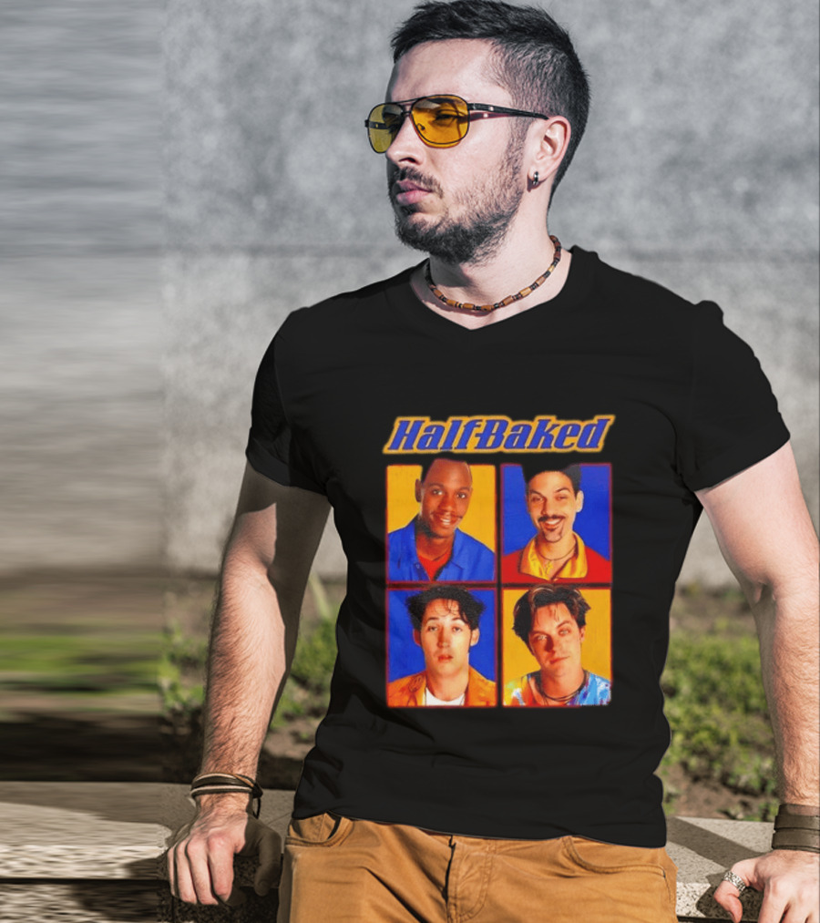 Half Baked Movie Characters Block T-Shirt