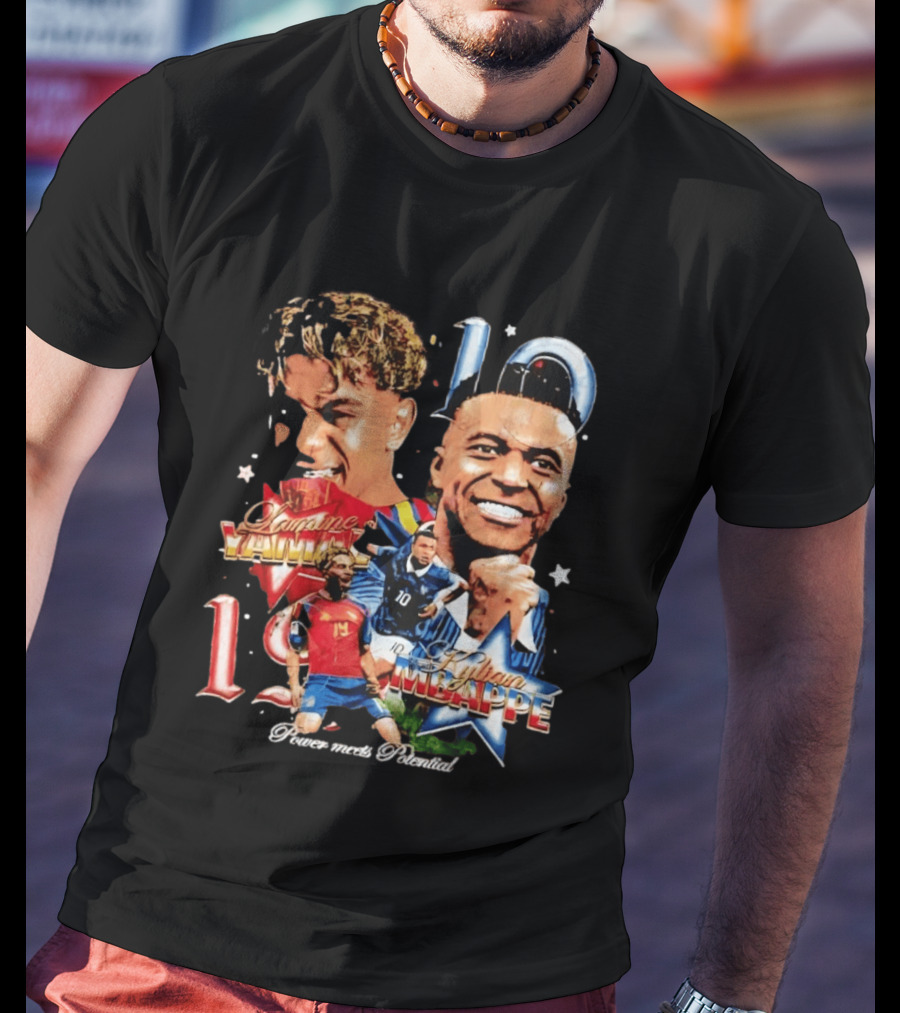 Lamine Yamal Kylian Mbappe 10 Power Meets Potential 19 T-Shirt