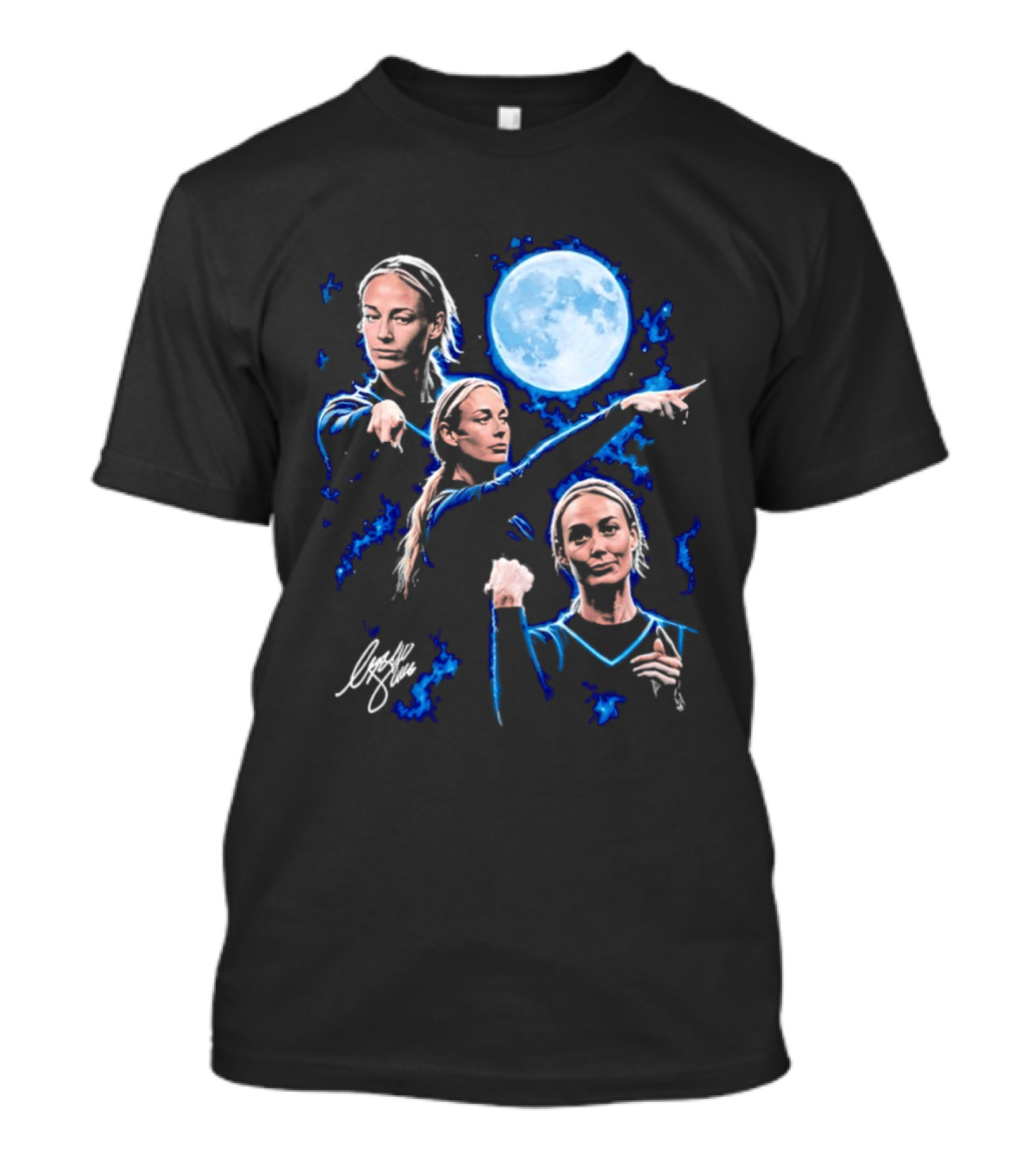 Sophie Cunningham Pointing Wolves Full Moon Iconic Gesture T-Shirt