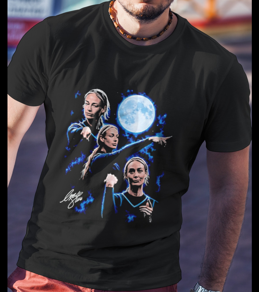 Sophie Cunningham Pointing Wolves Full Moon Iconic Gesture T-Shirt