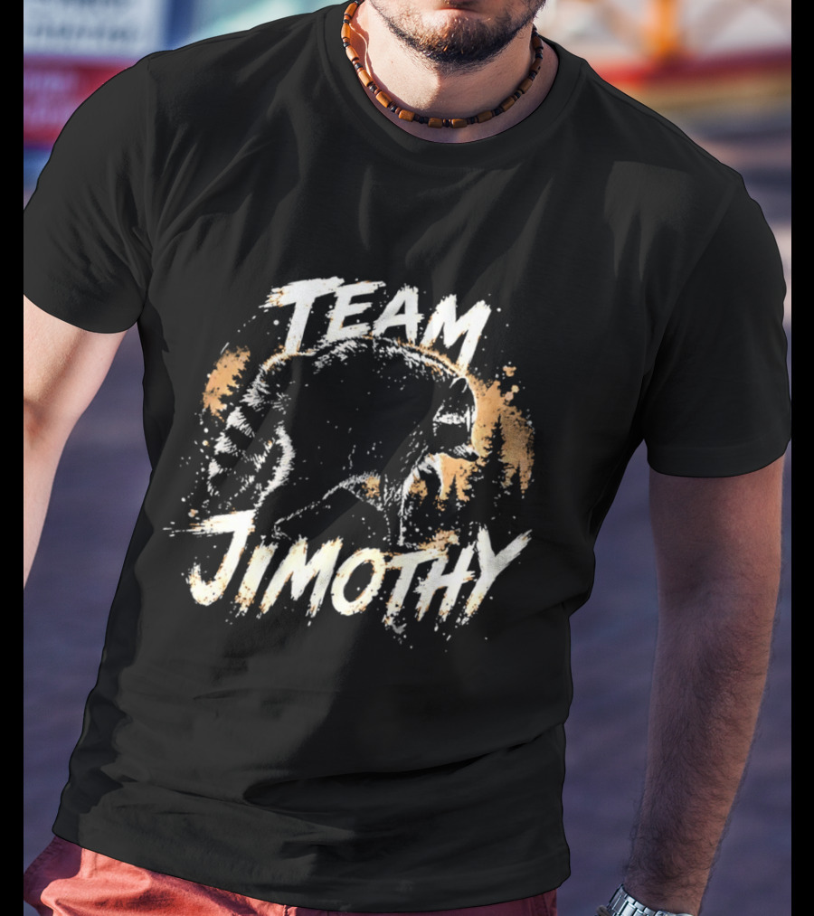 Team Jimothy Distressed Raccoon T-Shirt