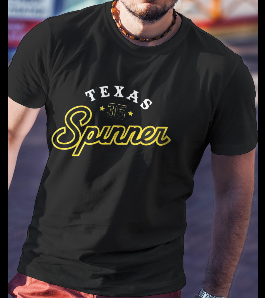 Texas Spinner 35 Braxton Ashcraft Pittsburgh Pirates Baseball T-Shirt