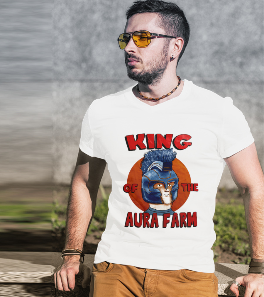 King Of The Aura Farm Hank Hill Helmet Warrior T-Shirt