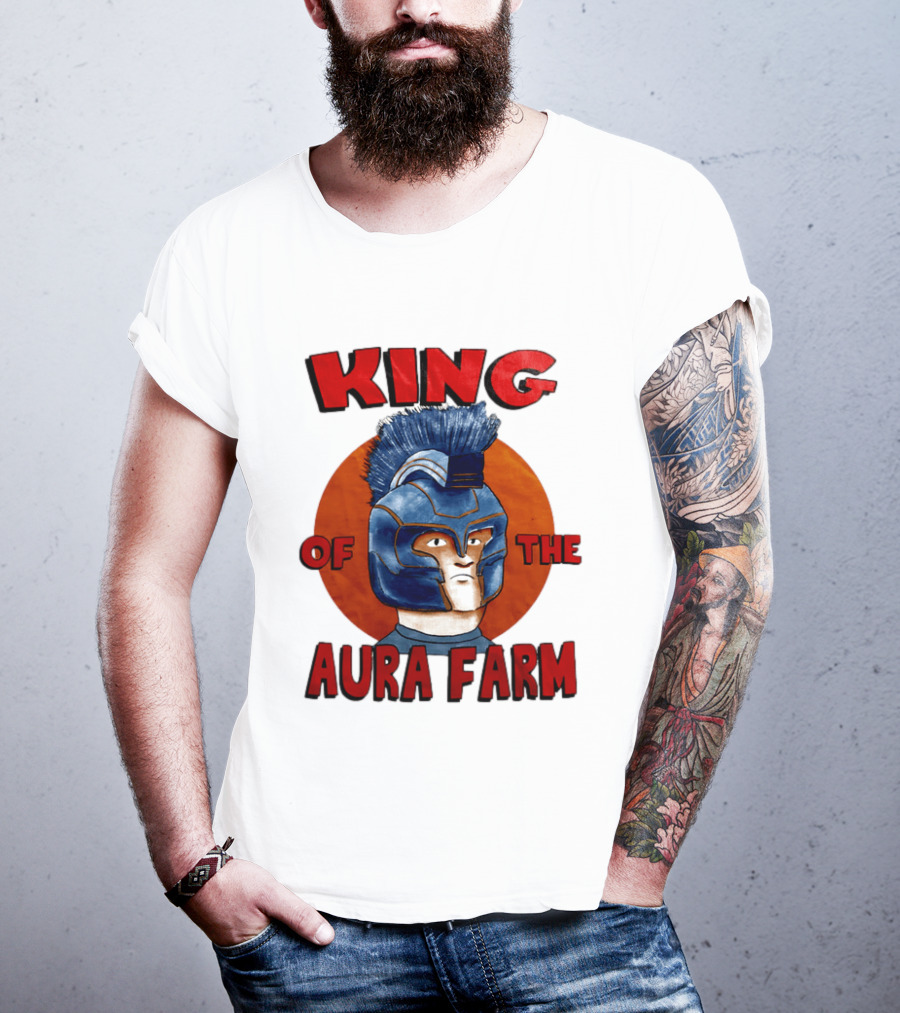 King Of The Aura Farm Hank Hill Helmet Warrior T-Shirt