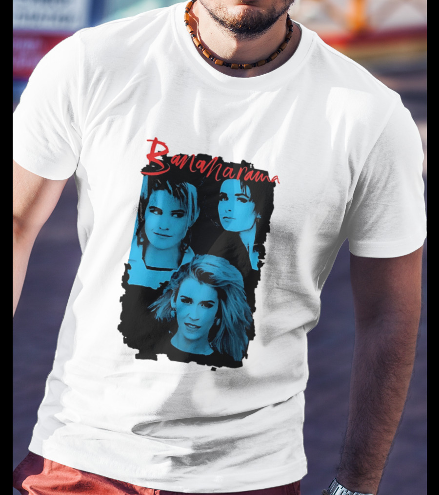 Bananarama True Confessions Album Cover Retro Blue T-Shirt