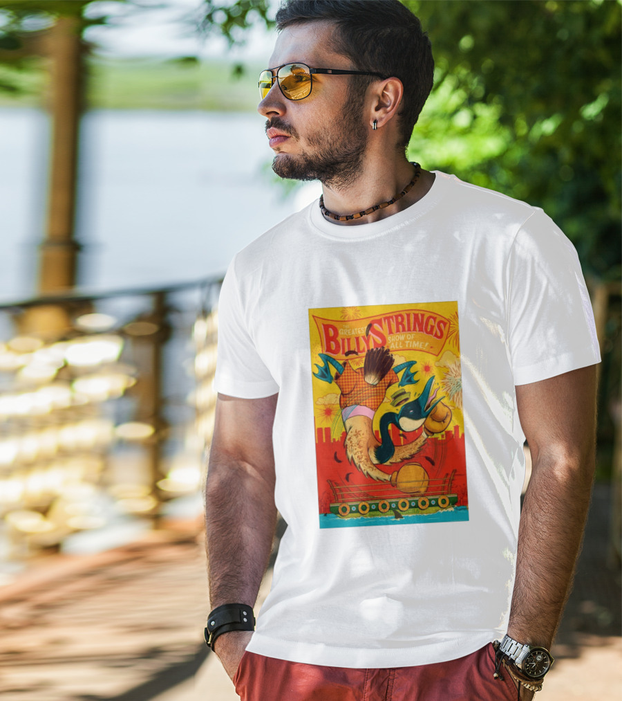 Billy Strings Boston MA July 21 2026 Greatest Show Of All Time Boxing Duck With Gloves T-Shirt