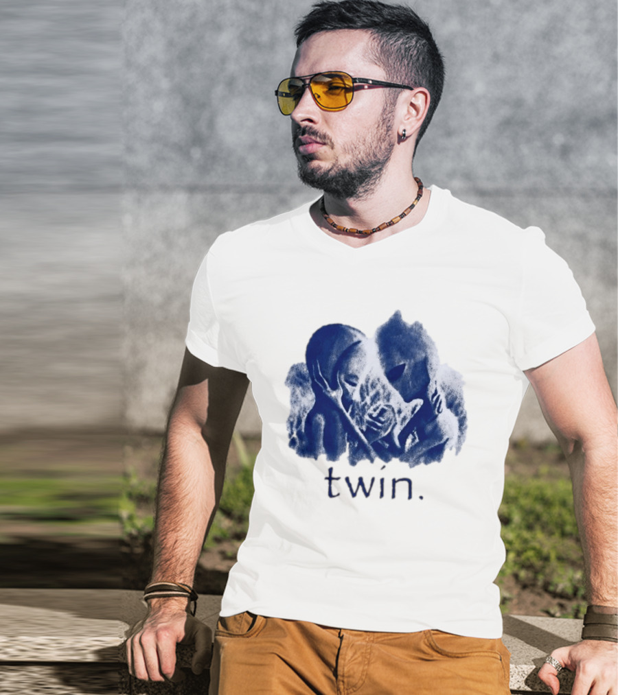 Twin Blue Alien 2026 Embrace T-Shirt