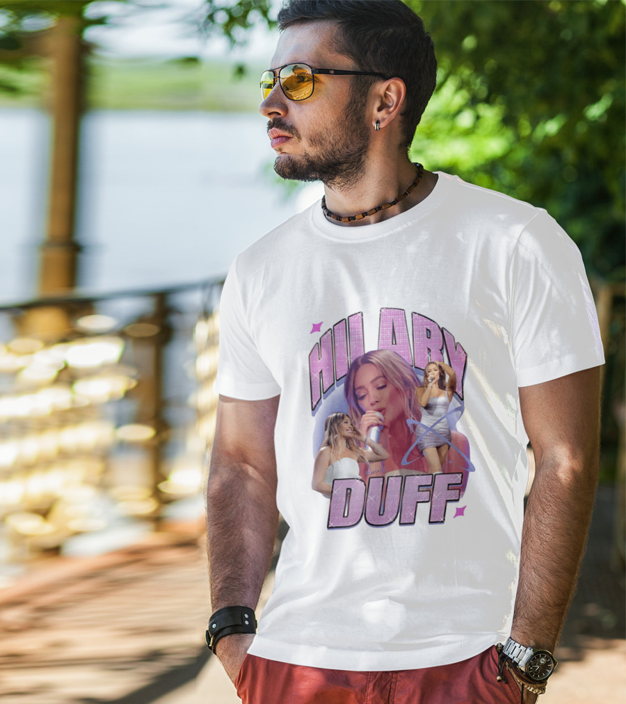Hilary Duff Concert Moments Glamorous Performance Aesthetic T-Shirt