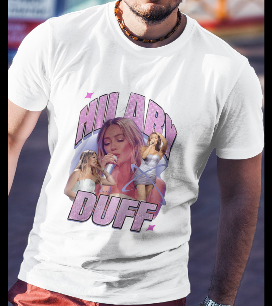 Hilary Duff Concert Moments Glamorous Performance Aesthetic T-Shirt