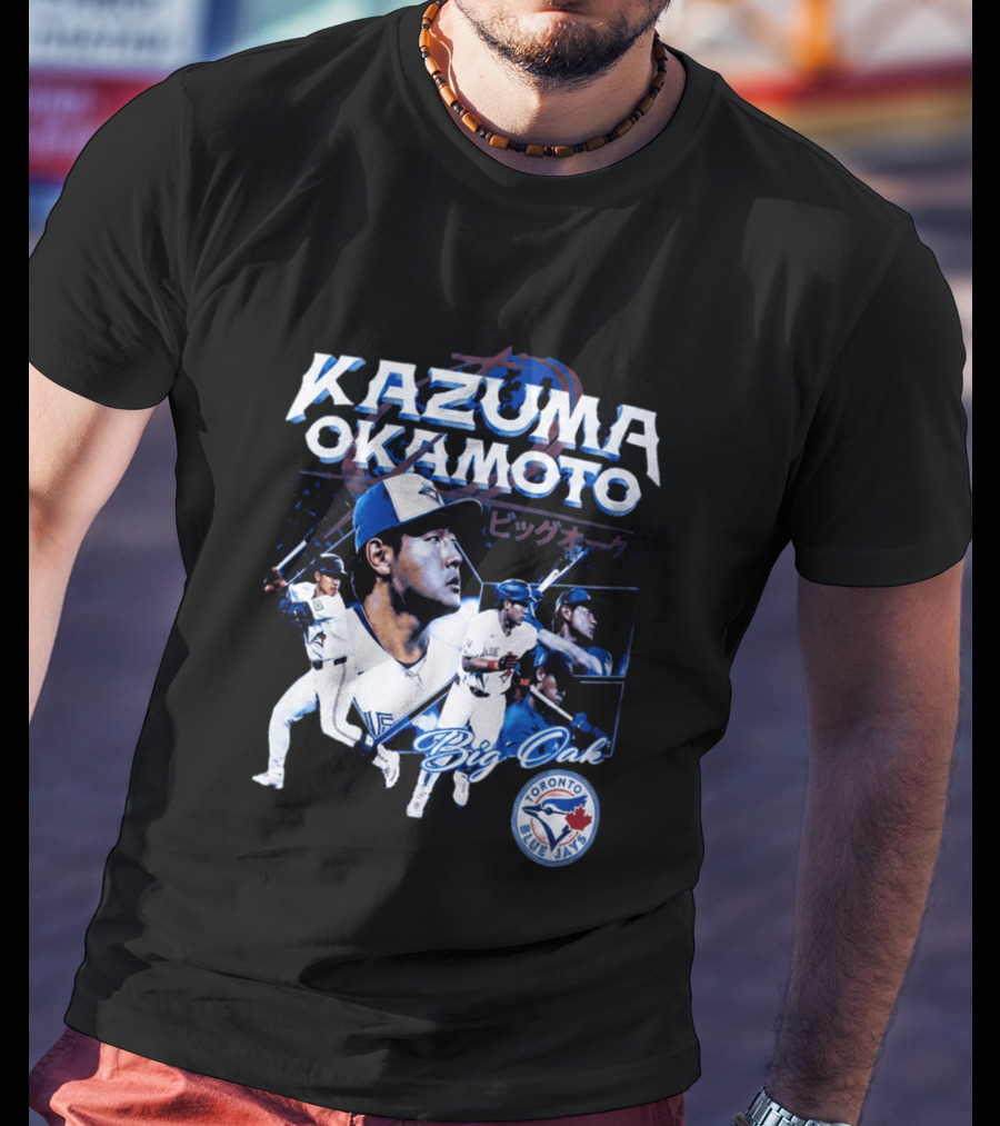 Kazuma Okamoto Big Oak Toronto Blue Jays T-Shirt
