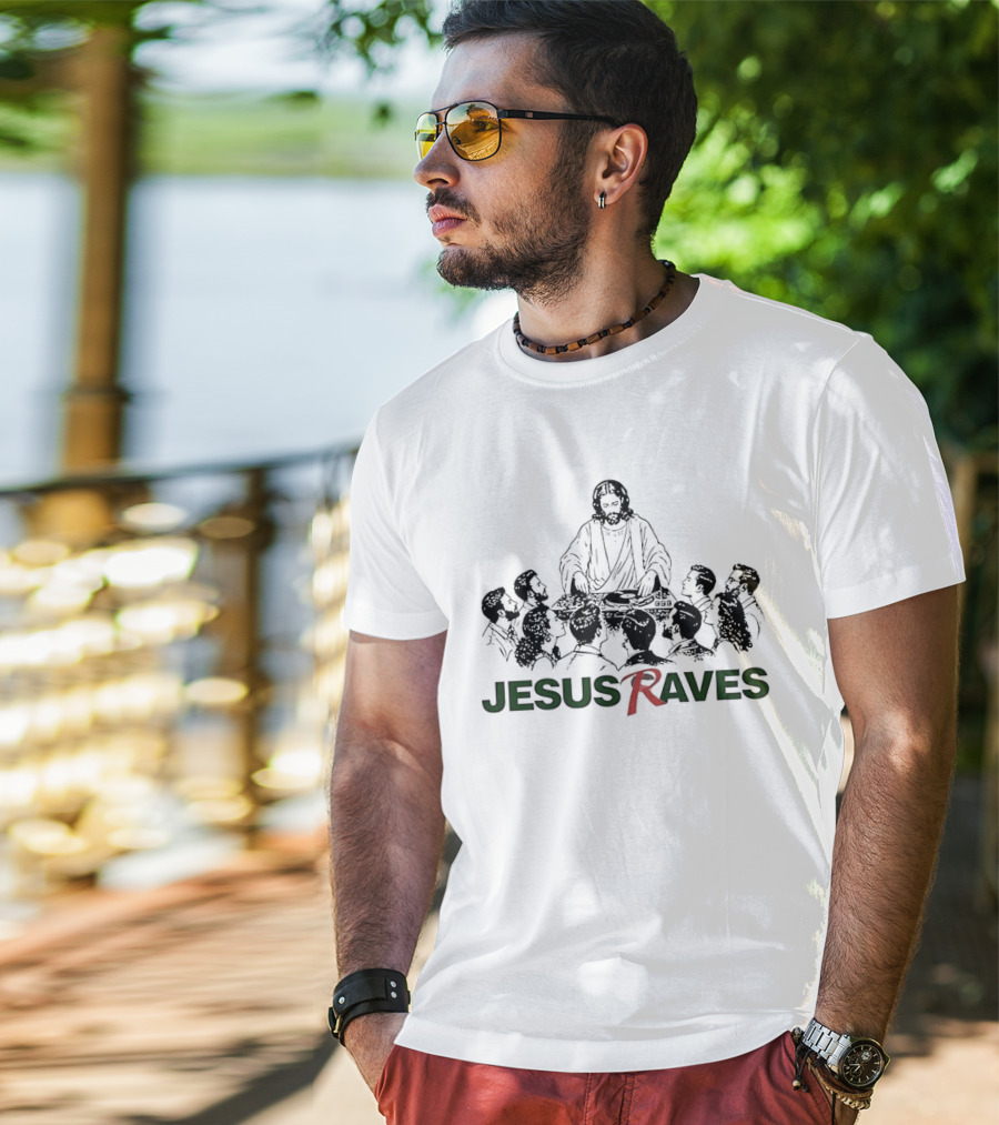 Jesus Raves DJ Party Music Celebration T-Shirt