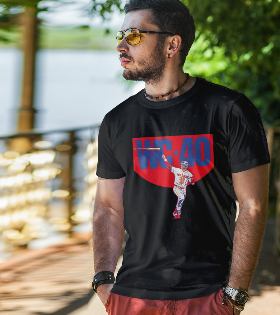 Willson Contreras WC 40 Boston Red Sox Baseball MLB 2026 T-Shirt