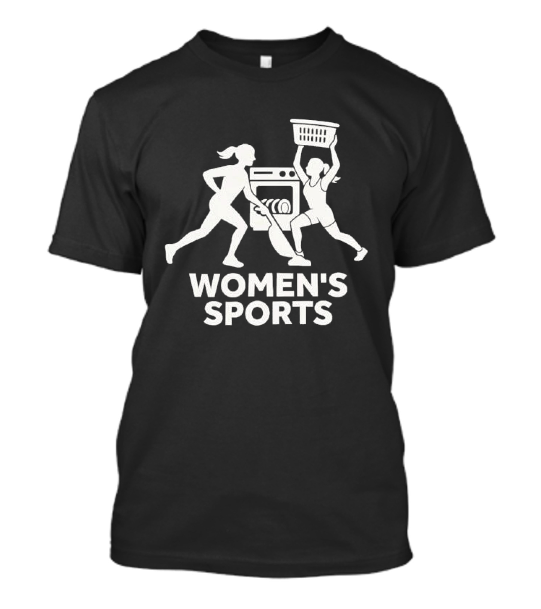 Women's Sports Running And Chores Laundry And Baking T-Shirt