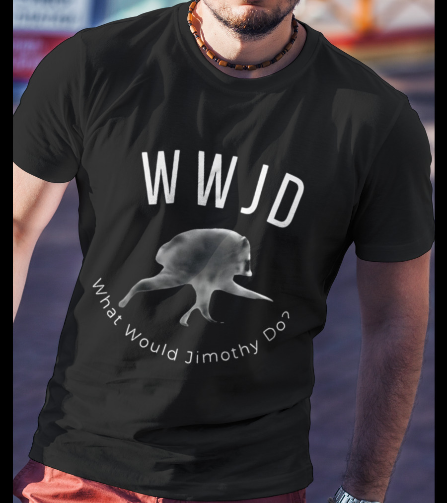 WWJD What Would Jimothy Do Raccoon Meme T-Shirt