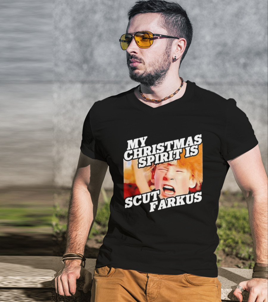 A Christmas Story My Christmas Spirit Is Scut Farkus T-Shirt
