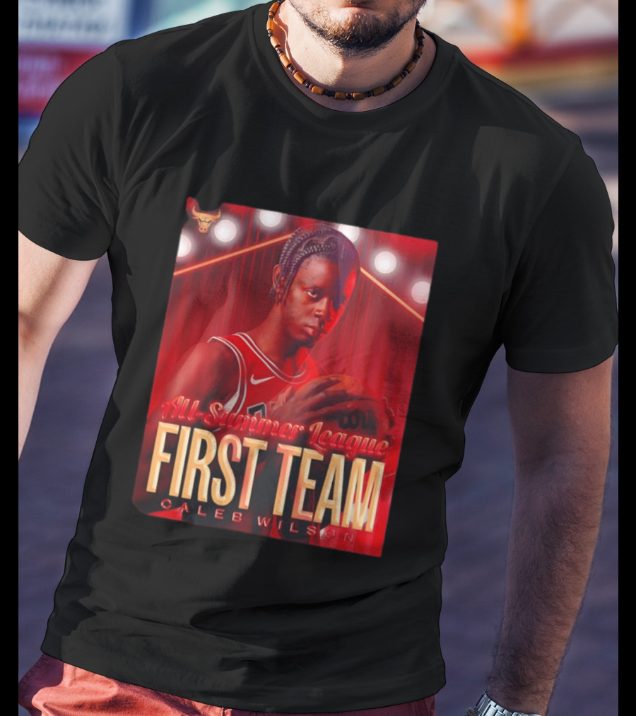 All Summer League First Team Caleb Wilson Basketball 2026 T-Shirt
