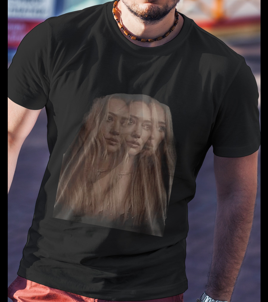 Hilary Duff The Lucky Me Tour 2026 Trippy Multi Exposure Effect T-Shirt