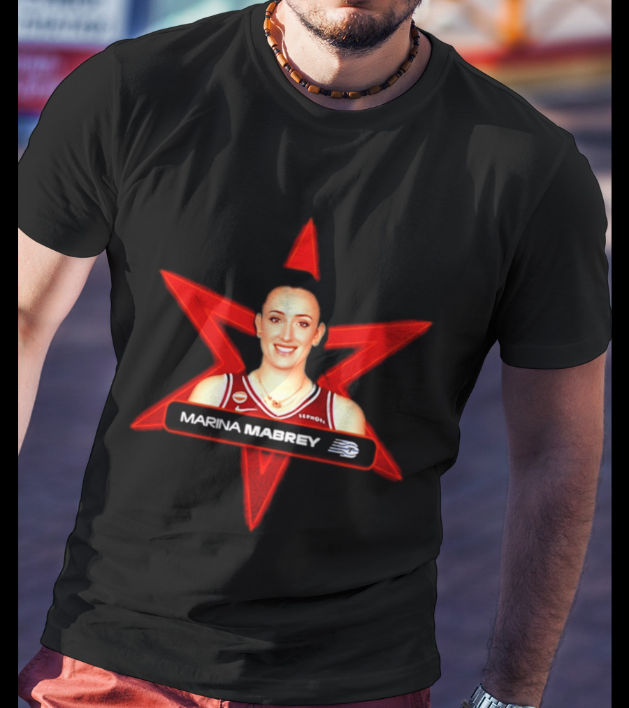 Marina Mabrey Toronto Tempo WNBA All Star 2026 Red Star T-Shirt