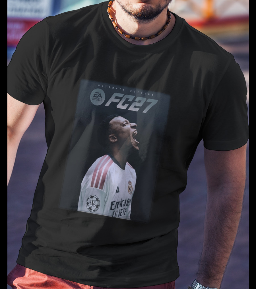 EA Sports FC 27 Ultimate Edition Kylian Mbappé Real Madrid Fútbol Club 2023 T-Shirt