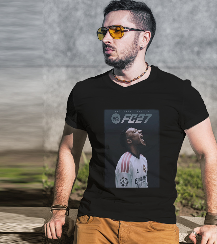 EA Sports FC 27 Ultimate Edition Kylian Mbappé Real Madrid Fútbol Club 2023 T-Shirt