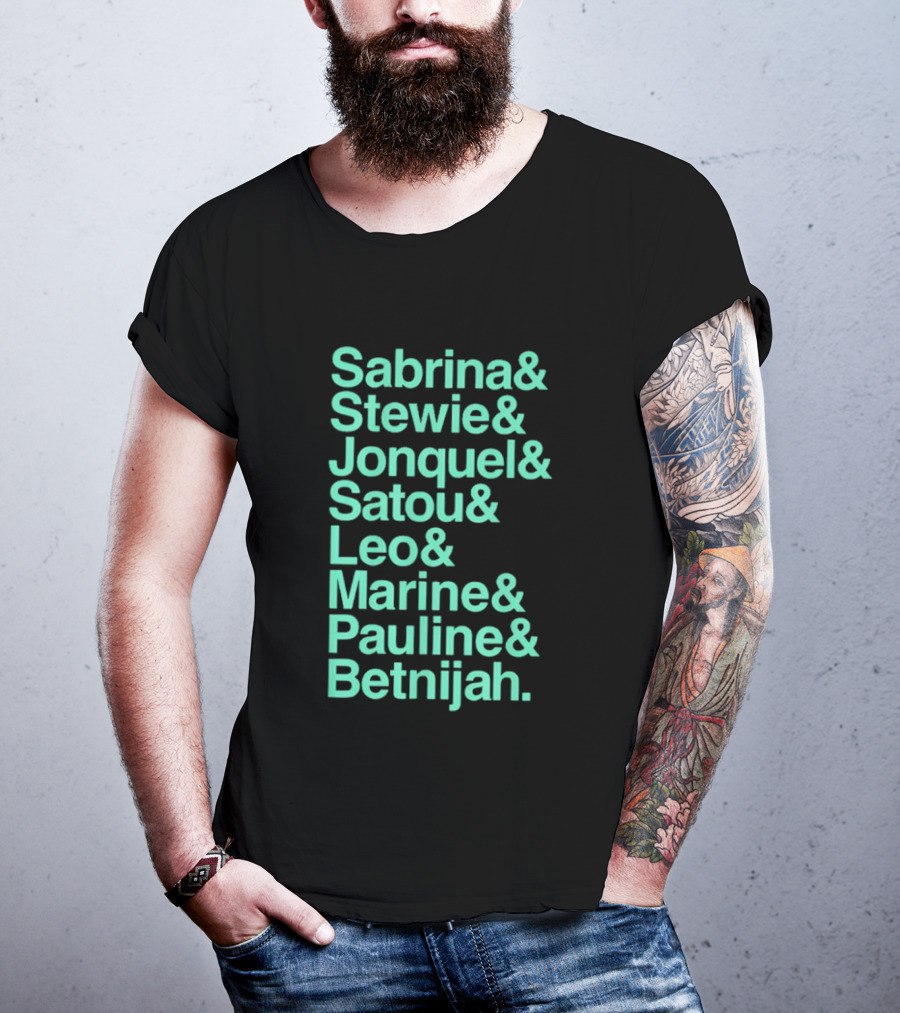 New York Women's Basketball Sabrina Stewie Jonquel Satou Leo Marine Pauline Betnijah Ampersand 2026 T-Shirt