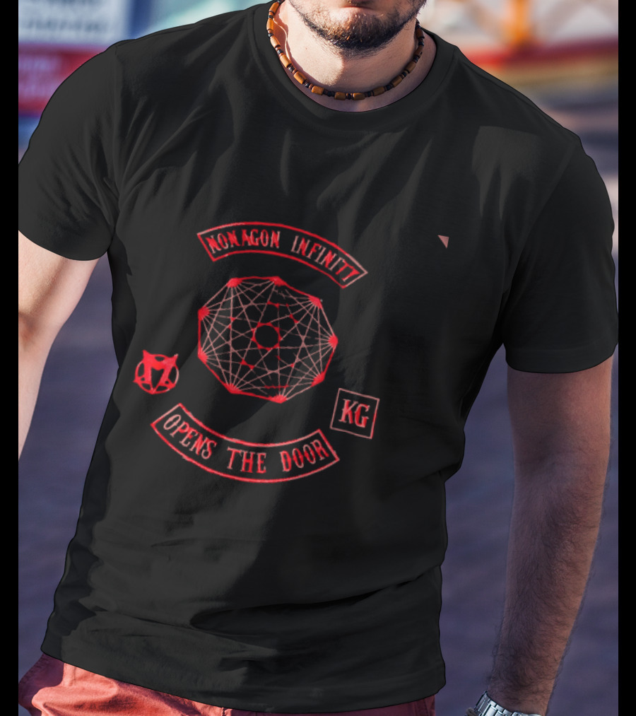 Nonagon Infinity Opens The Door KG Lizard Wizard T-Shirt
