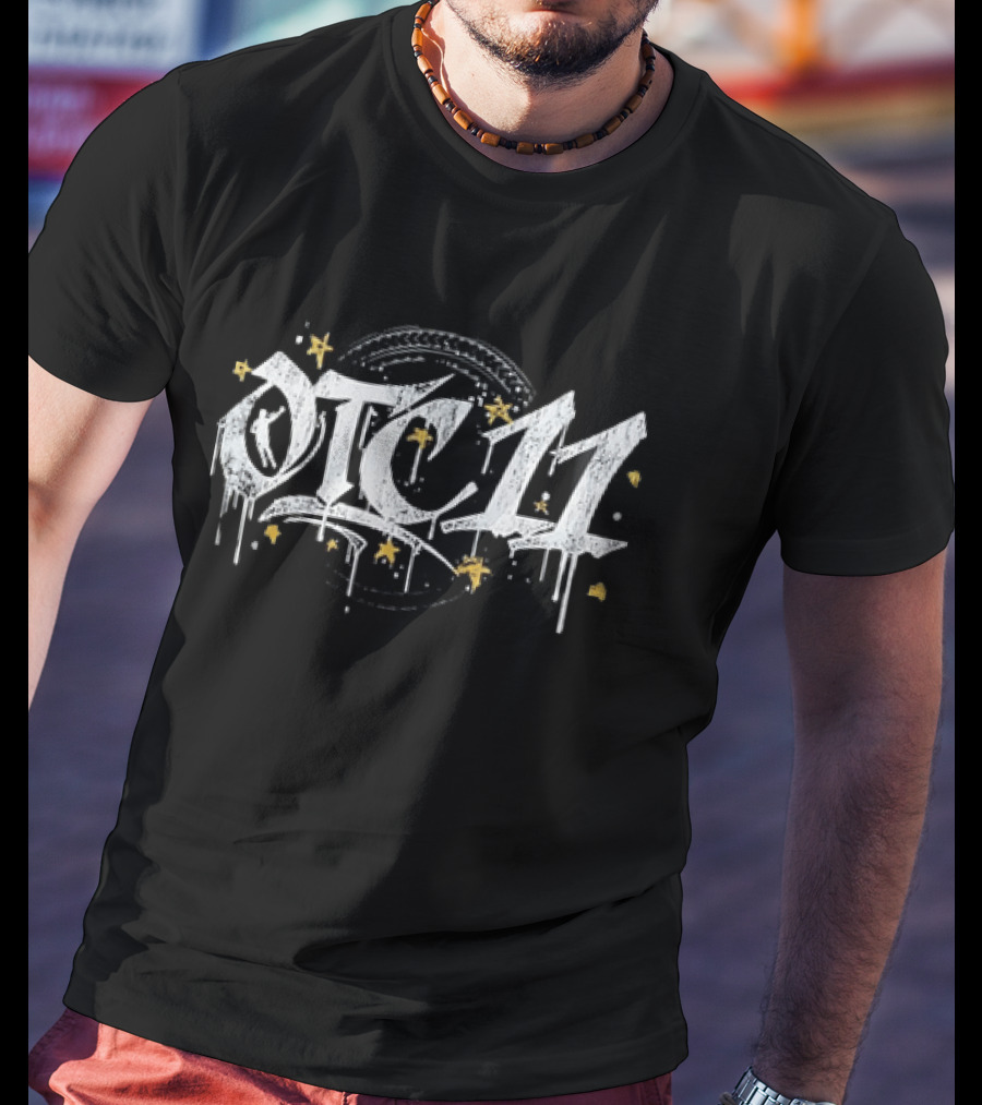 OTC11 Basketball Action Player Stars Black T-Shirt