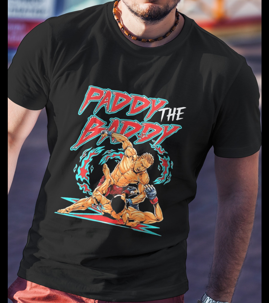 Paddy The Baddy UFC Cartoon Fighter Action T-Shirt