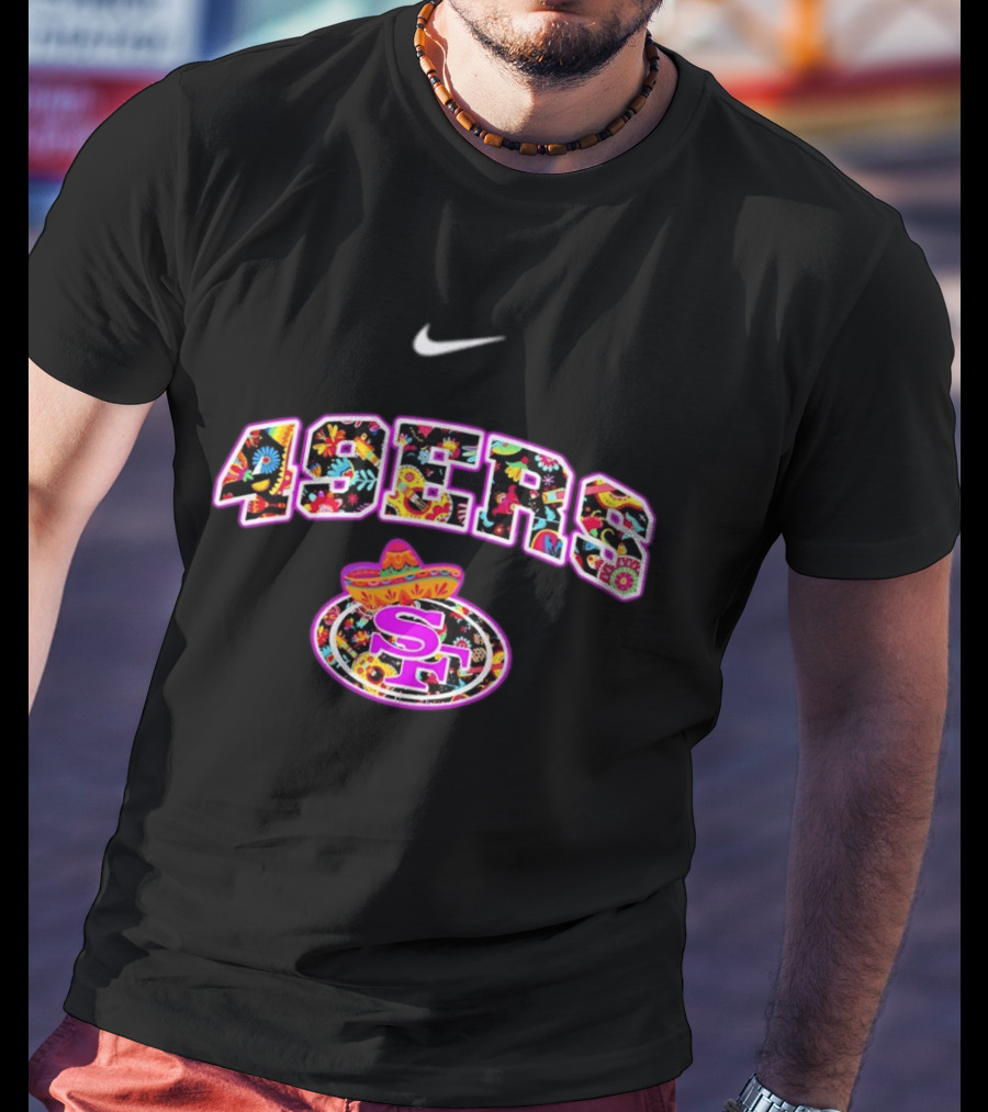 San Francisco 49ers Nike Fiesta Sombrero Hispanic Heritage T-Shirt